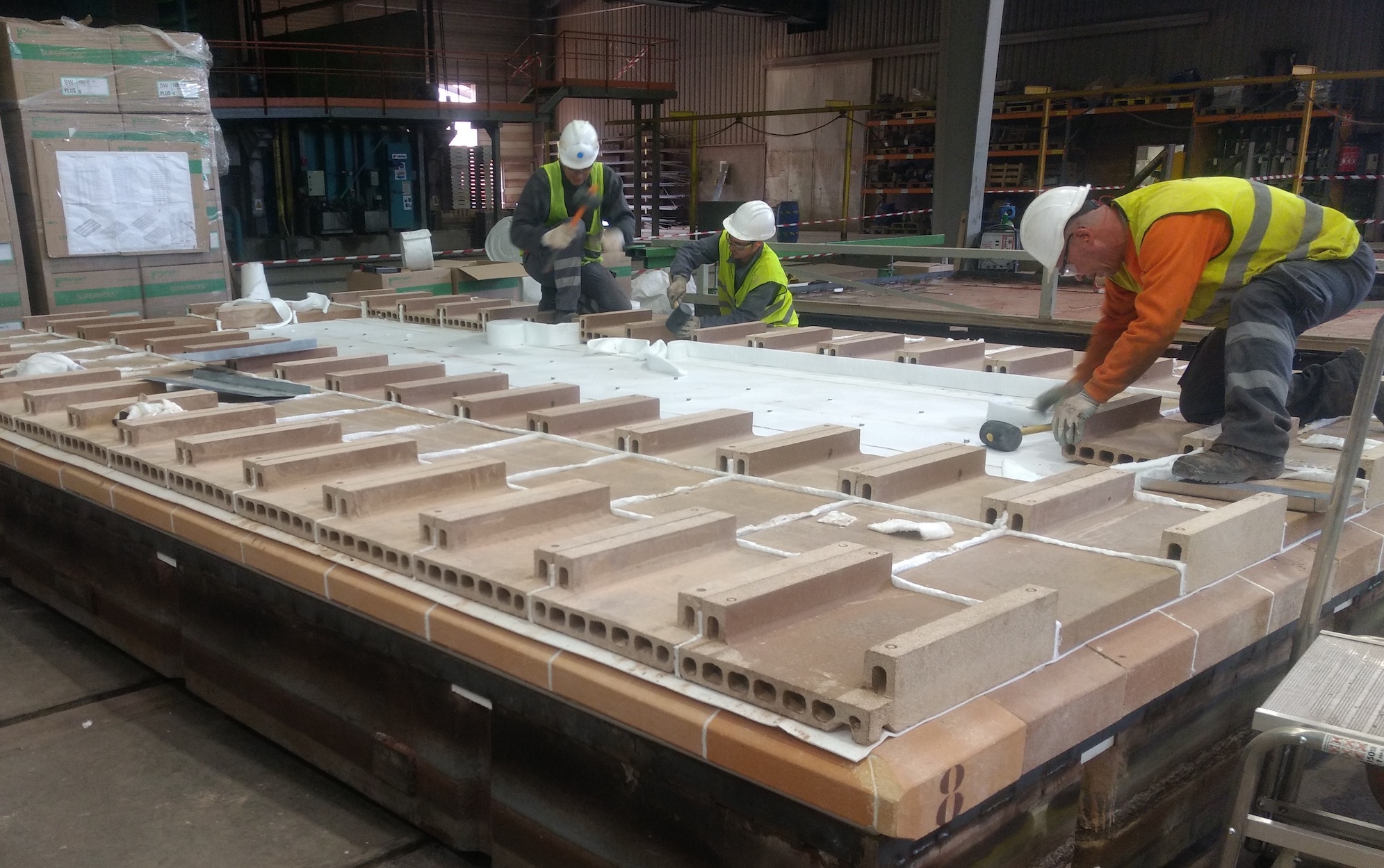 Lightweight Kiln Cars for H Cassettes | Campo Refractory